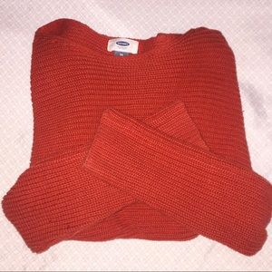 Burnt Orange Knit Sweater